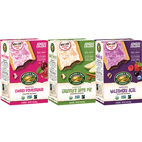 Nature's Path Organic Toaster Pastries Variety Pack, 3 Boxes