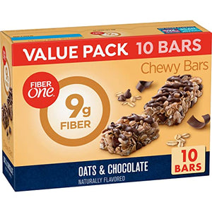 Fiber One Chewy Bars, Oats & Chocolate, 14.1 oz, 10 ct