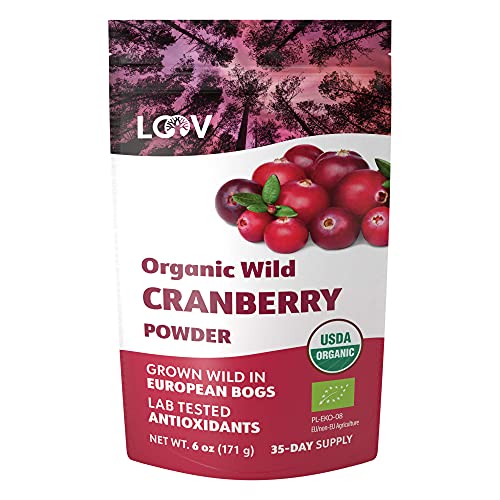 Wild Organic Freeze Dried Cranberry Powder, 6 Oz, No Sugar