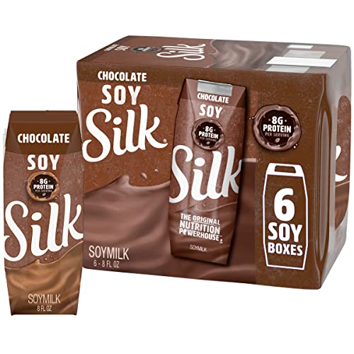 Silk Shelf-Stable Soy Milk Singles, Chocolate, 8 oz, 6 Pack