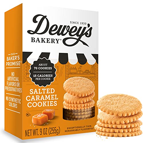 Dewey's Bakery Salted Caramel Cookie Thins, 9oz