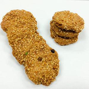 Round Sesame Barazek Cookies