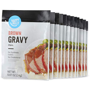 Happy Belly Brown Gravy Mix, 0.87 oz (Pack of 12)