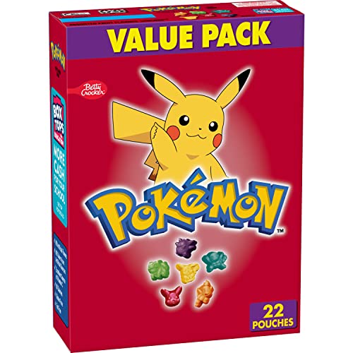 Pokemon Fruit Flavored Snacks, 22 ct