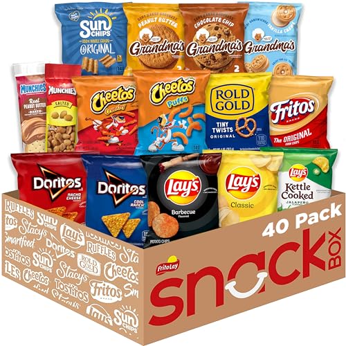 Frito Lay Ultimate Classic Snacks Package, Pack of 40