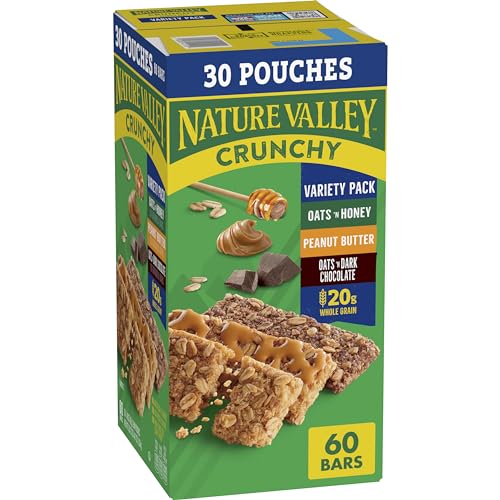 Nature Valley Crunchy Granola Bars, 60 Bars, 44.7 OZ