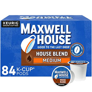 Maxwell House Blend Medium Roast K-Cup Pods (84 Pods)