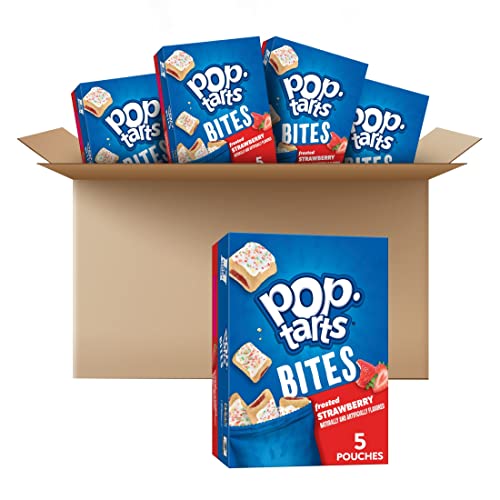 Pop-Tarts Baked Pastry Bites, Frosted Strawberry, 25 Pouches