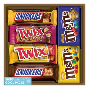 M&M'S, SNICKERS, TWIX Variety Pack, 18 Bars