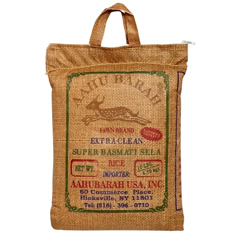 Aahu Barah Basmati Sela Rice, 10 Lb Pack