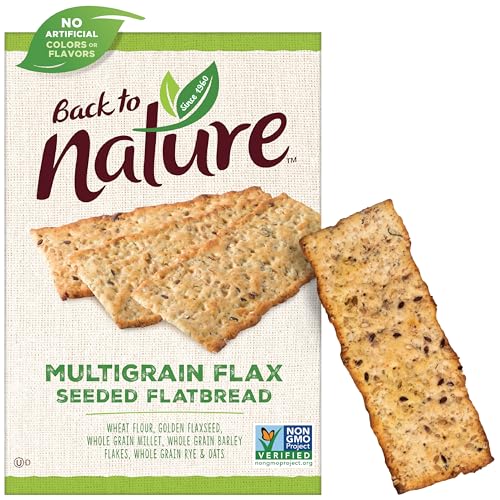 Back to Nature Multigrain Flax Crackers, 5.5 Ounce