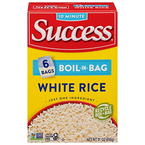 Success Boil-in-Bag White Rice, 21-Ounce Box