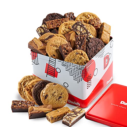 David's Cookies Assorted Cookies and Brownies Party Pack, 5Lbs