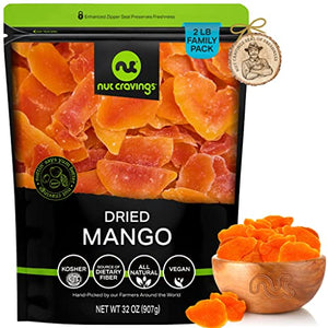 Nut Cravings Sun Dried Mango Slices, 32oz