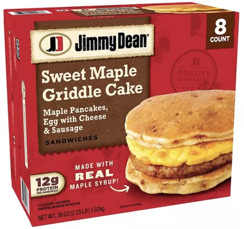 Salutem Vita - Jimmy Dean Sweet Maple Griddle Cake, 36 oz, 8 Count