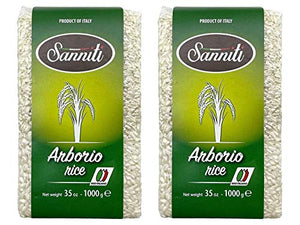 Sanniti Italian Arborio Rice, 35 oz (Pack of 2)