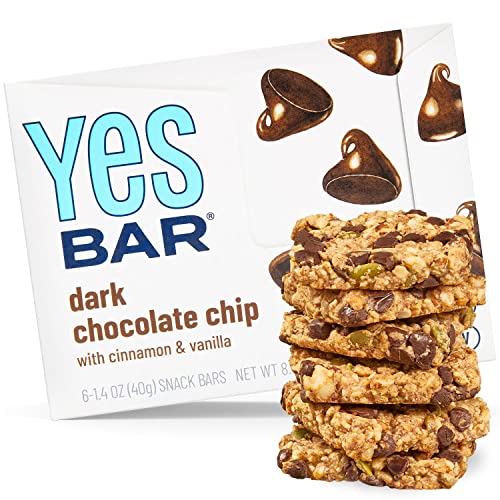 The YES Bar – Dark Chocolate Chip – Pack of 6