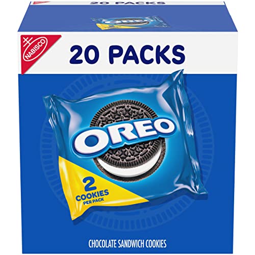 OREO Chocolate Sandwich Cookies, 20 Snack Packs