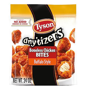 Tyson Any'Tizers Buffalo Style Chicken Bites, 24 oz (Frozen)