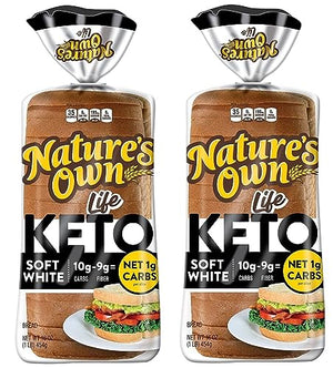 Nature's Own Keto Bread, 16 oz - 2 Loaves