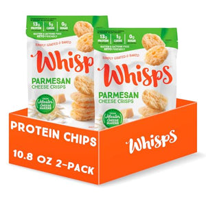 Whisps Parmesan Cheese Crisps, 10.8 oz, 2 Pack