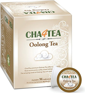 Cha4TEA 36 Oolong Tea Pods for Keurig K-Cup Brewers