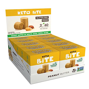 Pasokin Keto Bite Peanut Butter Snacks, Zero Sugar Added