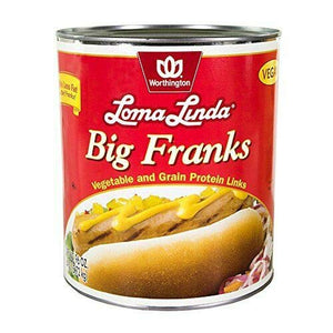 Loma Linda Plant-Based Big Franks (20 oz) (Pack of 3)