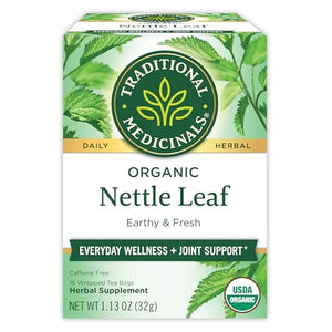 Traditional Medicinals Organic Nettle Leaf Herbal Tea, 16 Bags