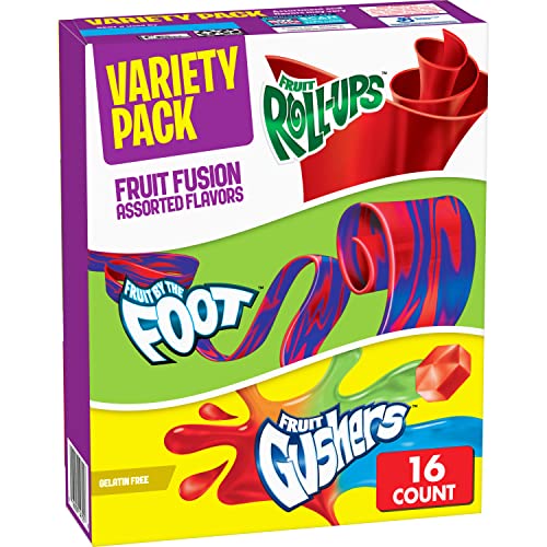 Betty Crocker Fruit Snacks Variety Pack, 16 ct (Pack of 6)