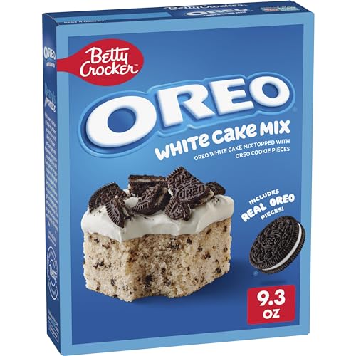 Betty Crocker OREO White Cake Mix with Cookie Pieces, 9.3 oz