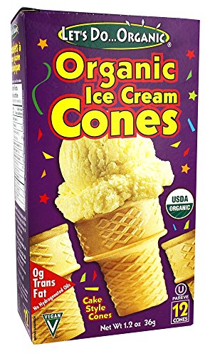 Let's Do Organics Organic Ice Cream Cones, 1.2 OZ