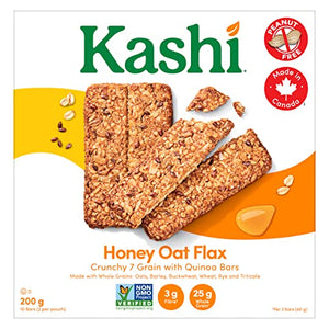 Kashi, 7 Grain, Honey Oat Flax with Quinoa, 10 bars