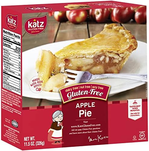 Katz Gluten Free Personal Size Apple Pie, 6 Packs