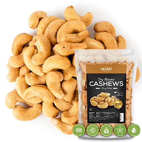 Oven Dry Roasted Fancy Cashews with Sea Salt, 48 oz