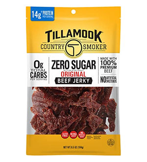 Tillamook Zero Sugar Beef Jerky, 6.5 Ounce