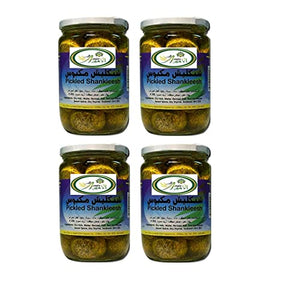 Pickled Shankleesh Balls in Oil 4 Jars (20 oz each)