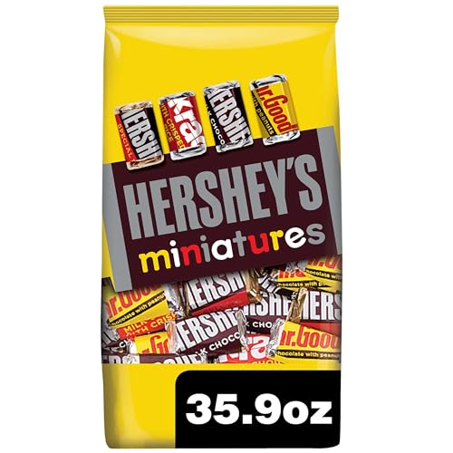 HERSHEY'S Miniatures Assorted Chocolate, Party Pack, 35.9 oz