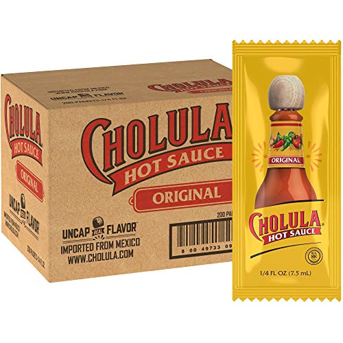 Cholula Original Hot Sauce Packets, 200 Count