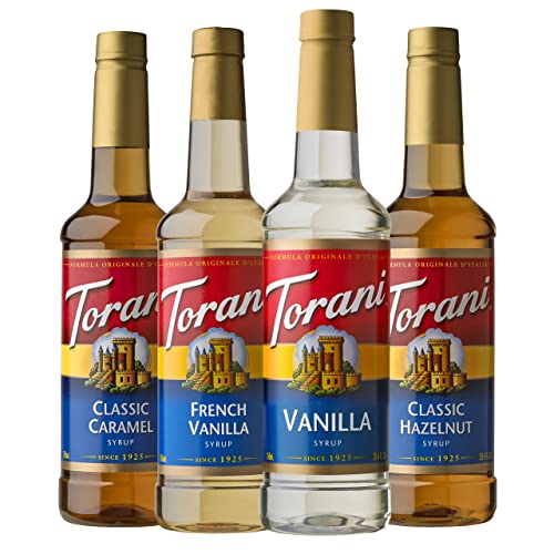 Torani Variety Pack Syrups, 25.4 oz (Pack of 4)