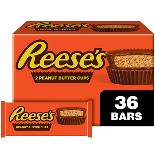 REESE'S Milk Chocolate Peanut Butter Cups, 1.5 oz (36 Count)