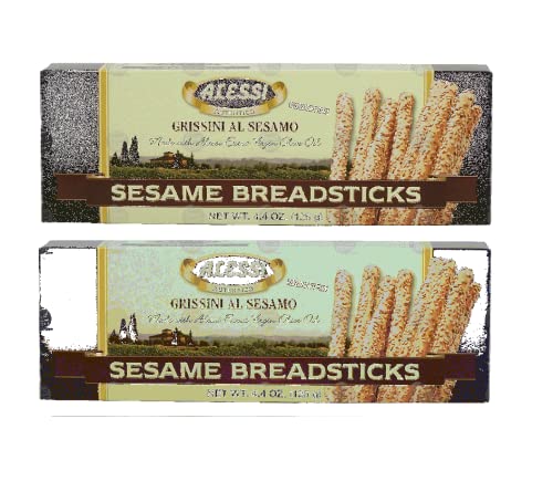 Al Amin Foods Italian Sesame Breadsticks, 2 Packs