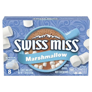 Swiss Miss Chocolate Hot Cocoa Mix With Marshmallows, 8 Packets