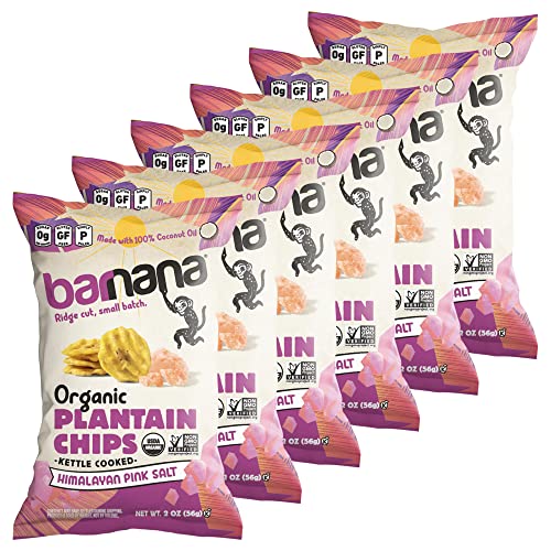 Barnana Organic Plantain Chips, 6 Pack