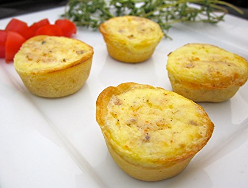 Quiche Lorraine - Gourmet Frozen Bacon Appetizers (40 Pieces)