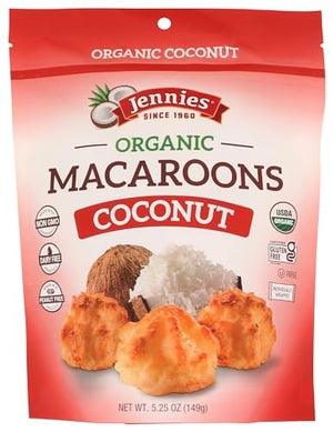 Jennies Organic Coconut Macaroons, 5.25 Ounce