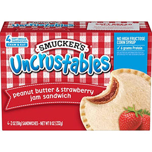 Smucker's Uncrustables PB & Strawberry Jam, 4 Count