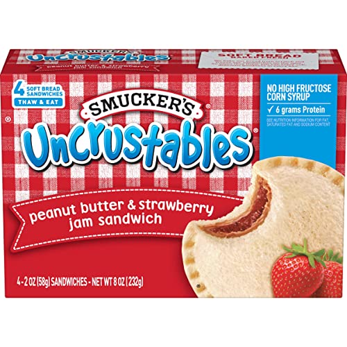 Smucker's Uncrustables PB & Strawberry Jam, 4 Count