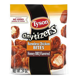 Tyson Any'tizers Honey BBQ Boneless Chicken Bites, 24 oz