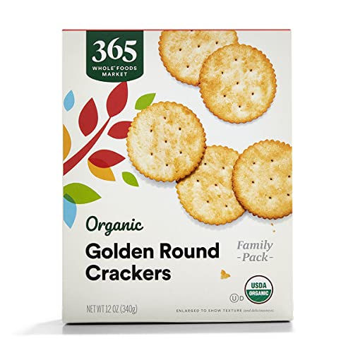 365 by Whole Foods Market, Organic Golden Round Crackers, 12 oz